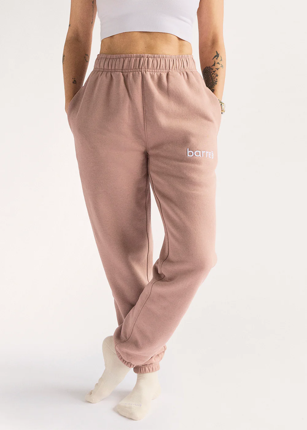 b3 Women's Sweatpants - Clay/White Puff - Image 6